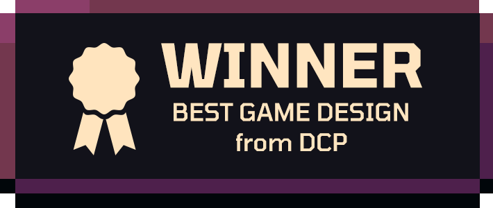 Winner Best Game Design from DCP